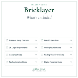 Bricklayer — Startup Guide, PDF guide what's included preview