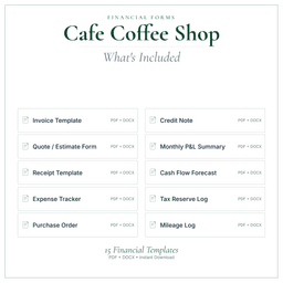 Financial Forms Bundle — Premium — What's included