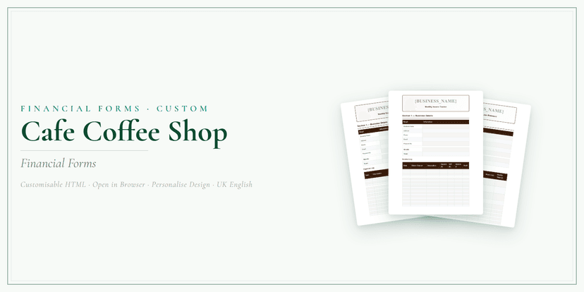 Financial Forms Bundle — Custom