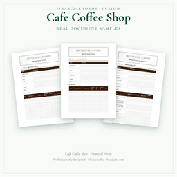 Financial Forms Bundle — Custom — Sample document pages