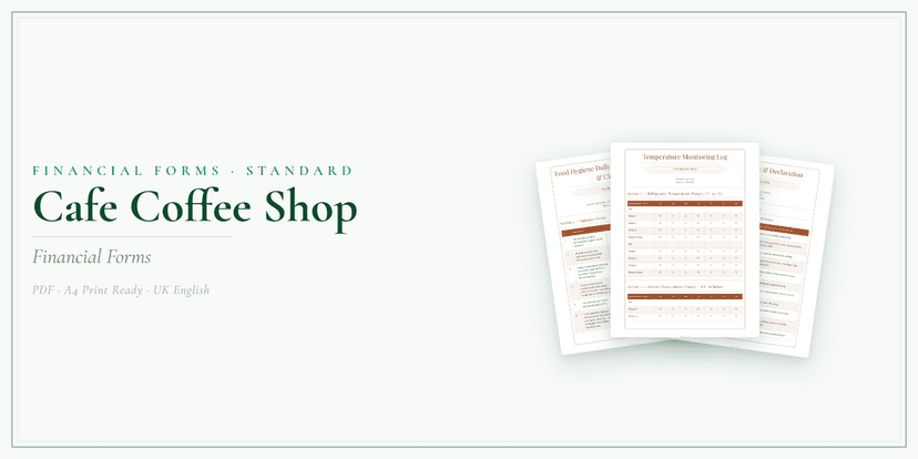 Financial Forms Bundle — Standard
