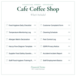 Financial Forms Bundle — Standard — What's included