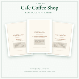 AI Copy Kit — Sample document pages