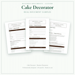 Business Documents — Custom — Sample document pages