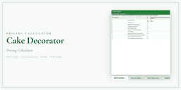 Pricing Calculator — Premium — Product overview