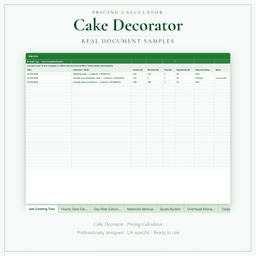 Pricing Calculator — Premium — Sample document pages