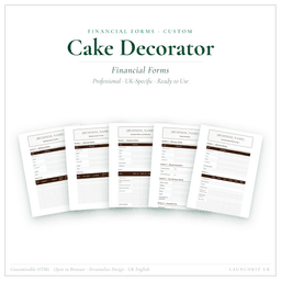 Financial Forms Bundle — Custom — Product card