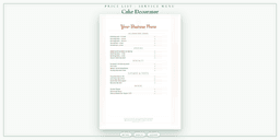 Cake Decorator — Price List & Service Menu, PDF product overview
