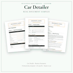 Business Documents — Custom — Sample document pages