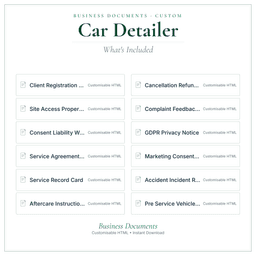 Business Documents — Custom — What's included