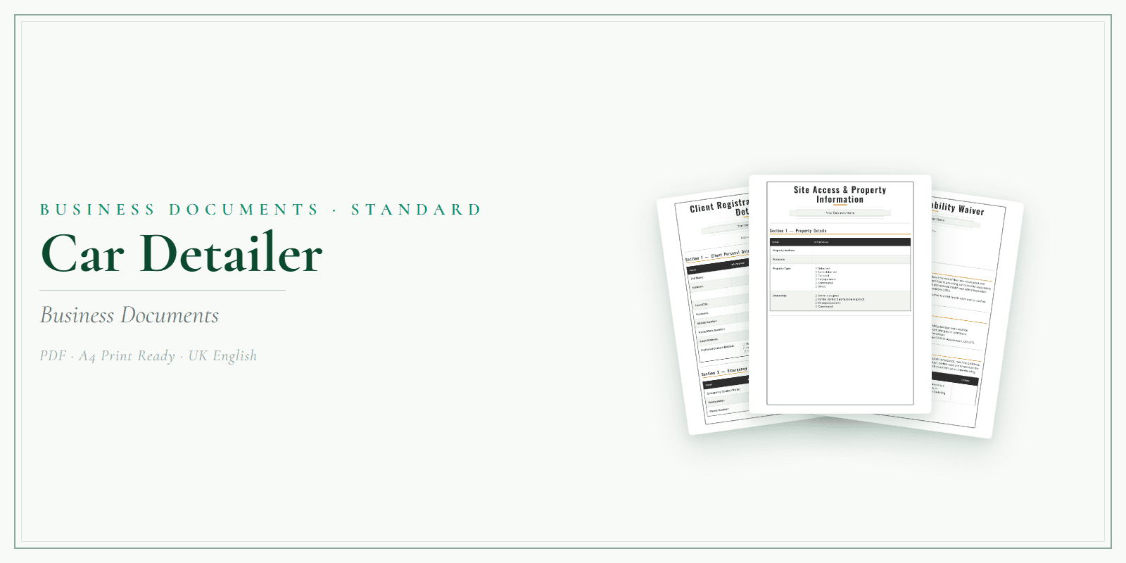 Business Documents — Standard — Product overview