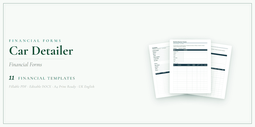 Financial Forms Bundle — Standard