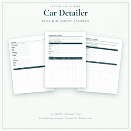 Financial Forms Bundle — Premium — Sample document pages