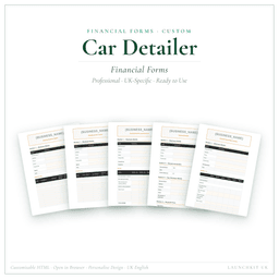 Financial Forms Bundle — Custom — Product card