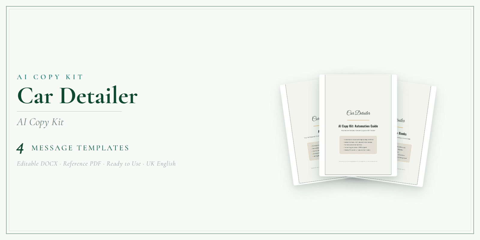 AI Copy Kit — Product overview