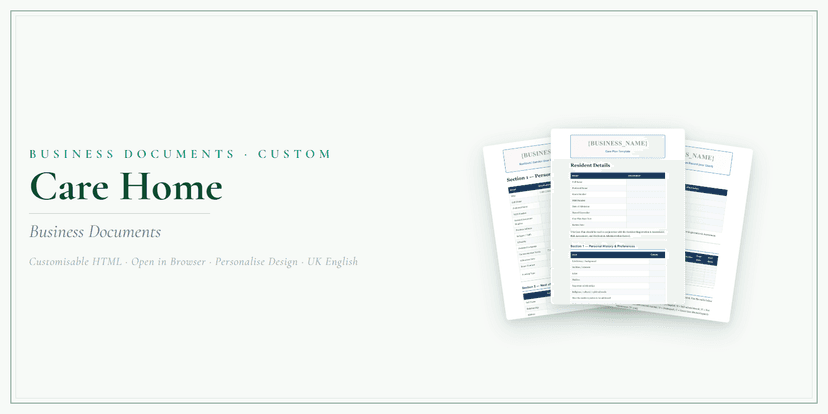 Business Documents — Custom