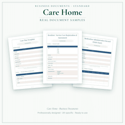 Business Documents — Standard — Sample document pages