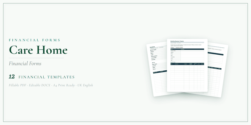 Financial Forms Bundle — Standard