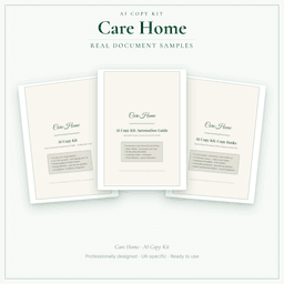 AI Copy Kit — Sample document pages