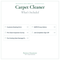 Business Documents — Essential — What's included