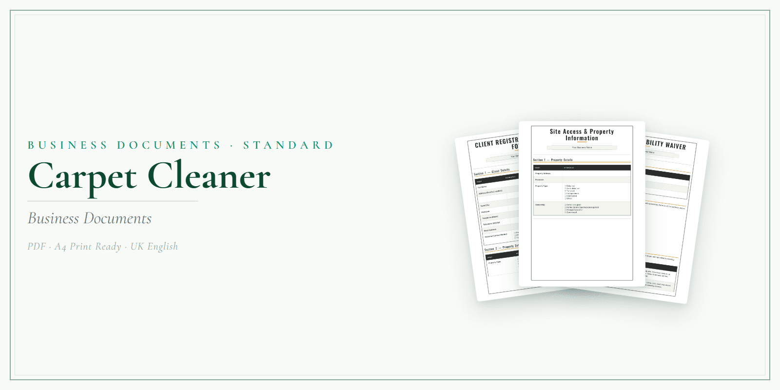 Business Documents — Standard — Product overview