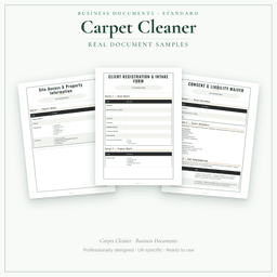 Business Documents — Standard — Sample document pages