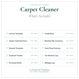 Financial Forms Bundle — Premium — What's included