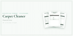 Financial Forms Bundle — Standard — Product overview