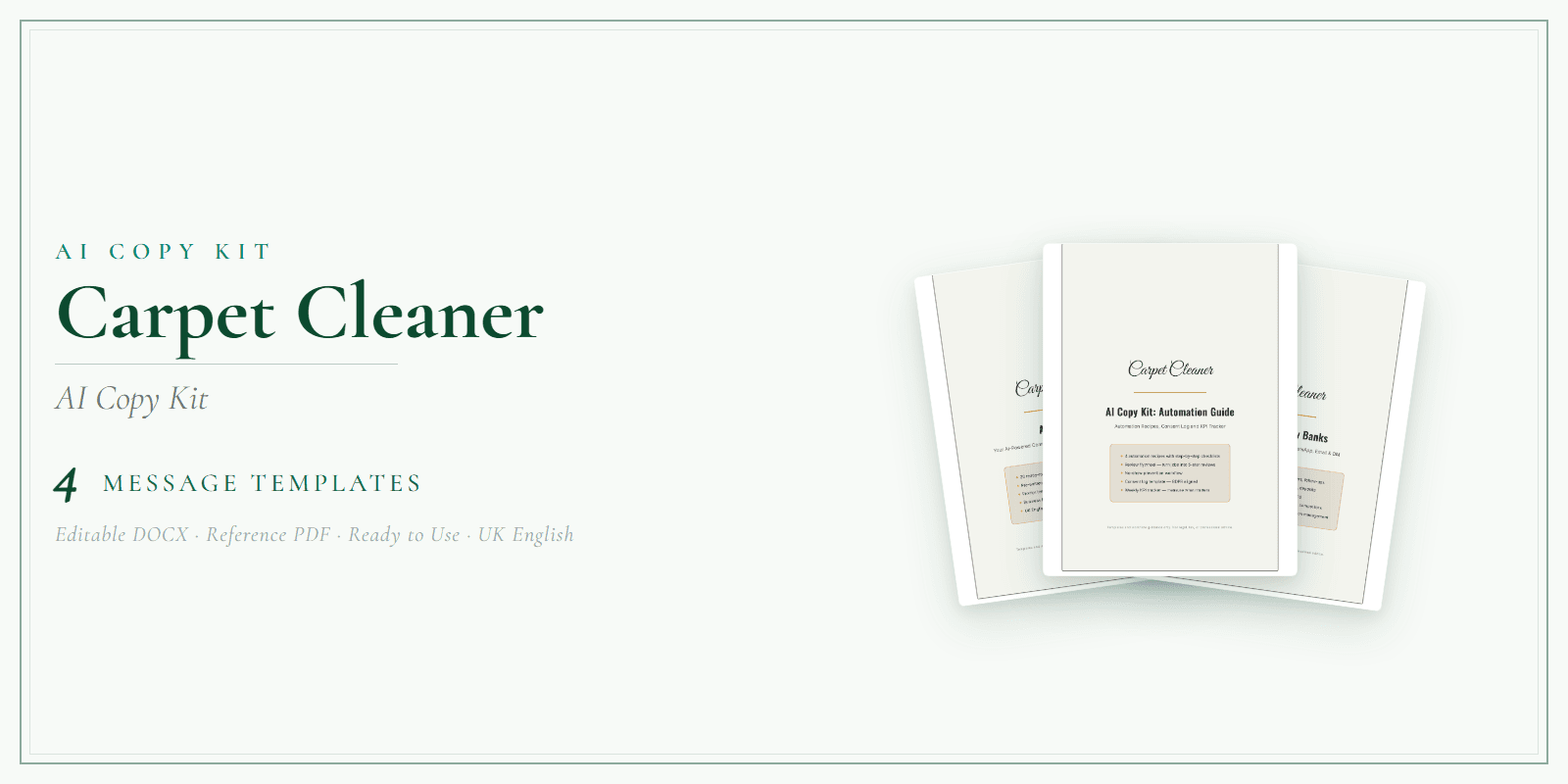 AI Copy Kit — Product overview