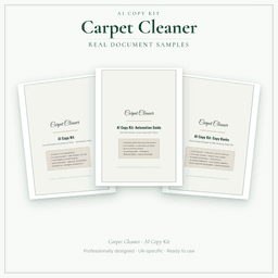 AI Copy Kit — Sample document pages