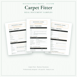 Business Documents — Custom — Sample document pages