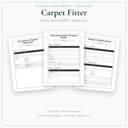 Business Documents — Standard — Sample document pages