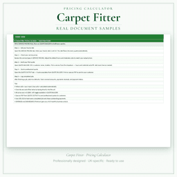 Pricing Calculator — Premium — Sample document pages