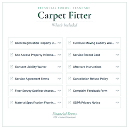 Financial Forms Bundle — Standard — What's included