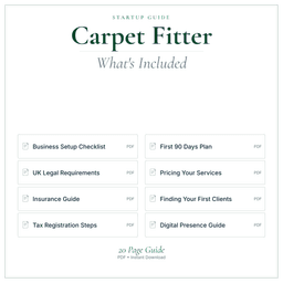 Carpet Fitter — Startup Guide, PDF guide what's included preview
