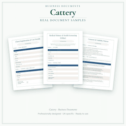 Business Documents — Premium — Sample document pages