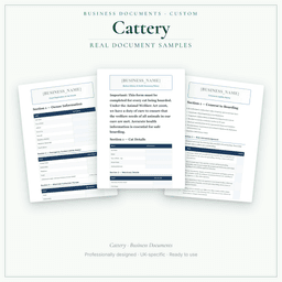 Business Documents — Custom — Sample document pages