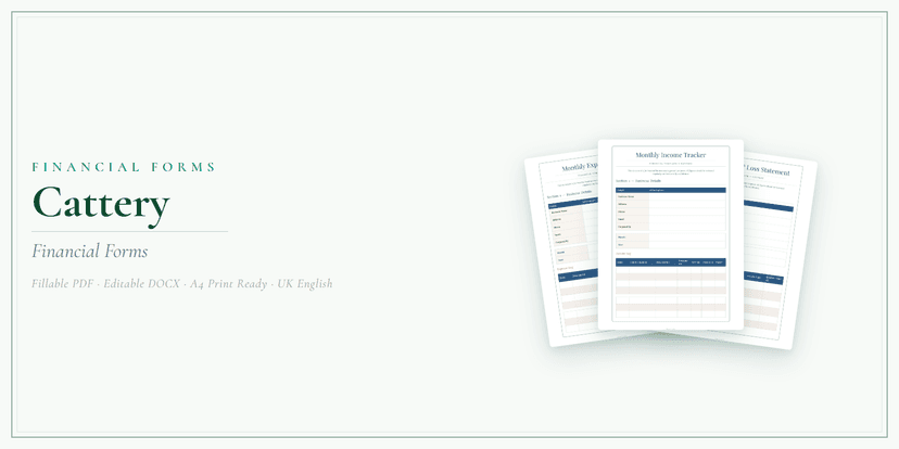 Financial Forms Bundle — Standard