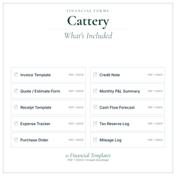 Financial Forms Bundle — Premium — What's included