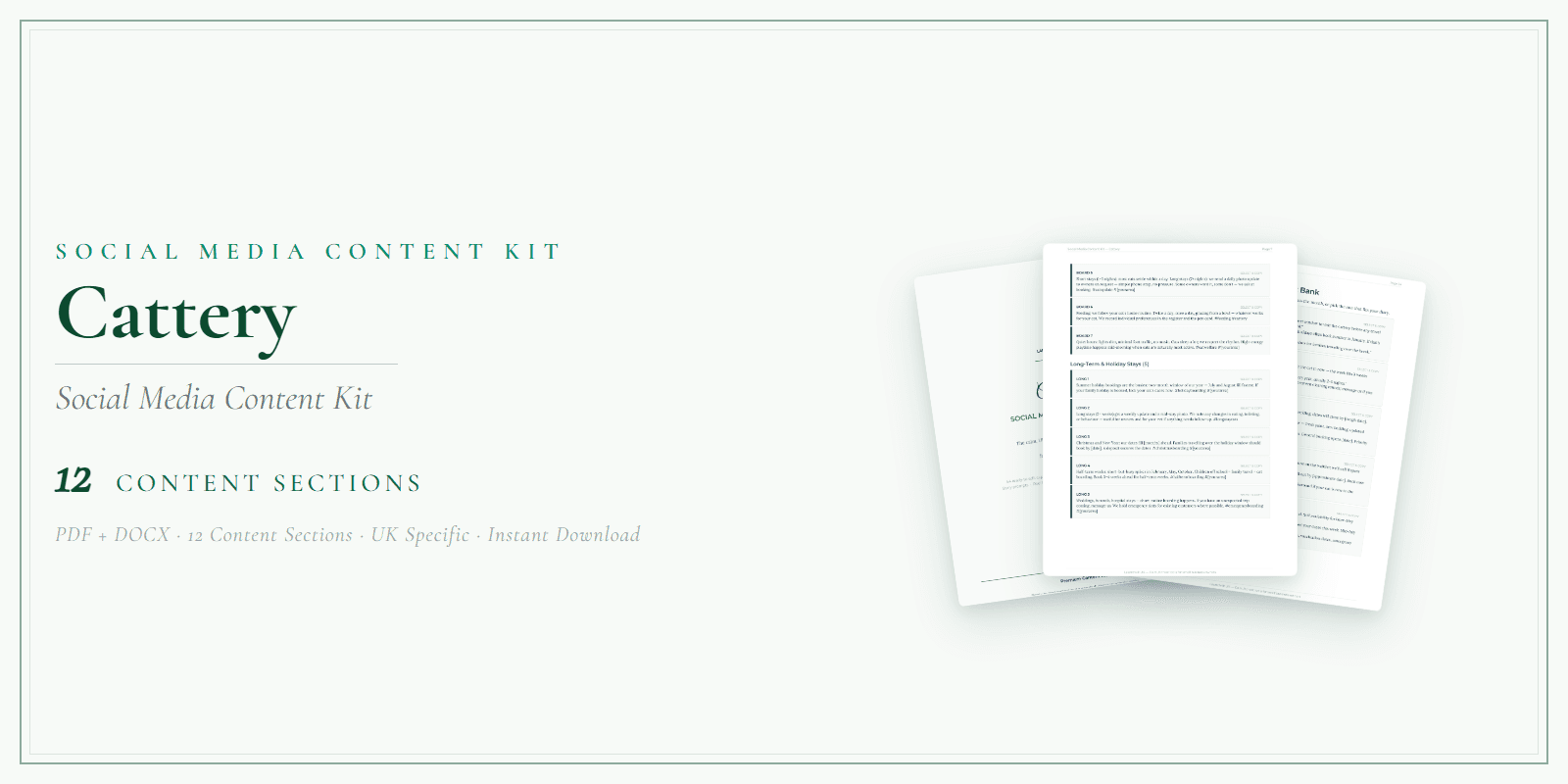 Social Media Content Kit — Product overview