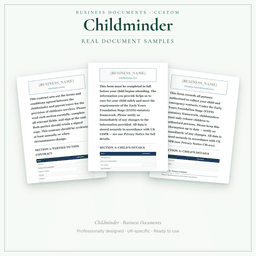 Business Documents — Custom — Sample document pages