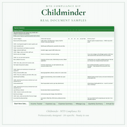 MTD Compliance Kit — Premium — Sample document pages