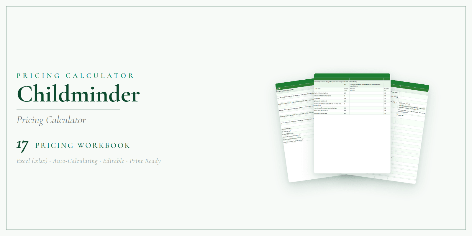 Pricing Calculator — Premium — Product overview