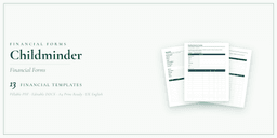 Financial Forms Bundle — Standard — Product overview