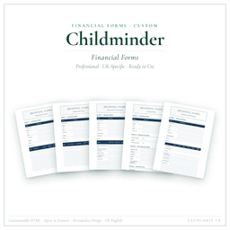 Financial Forms Bundle — Custom — Product card