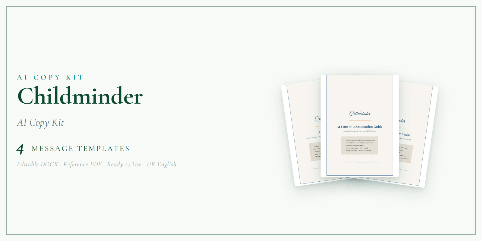 AI Copy Kit — Product overview