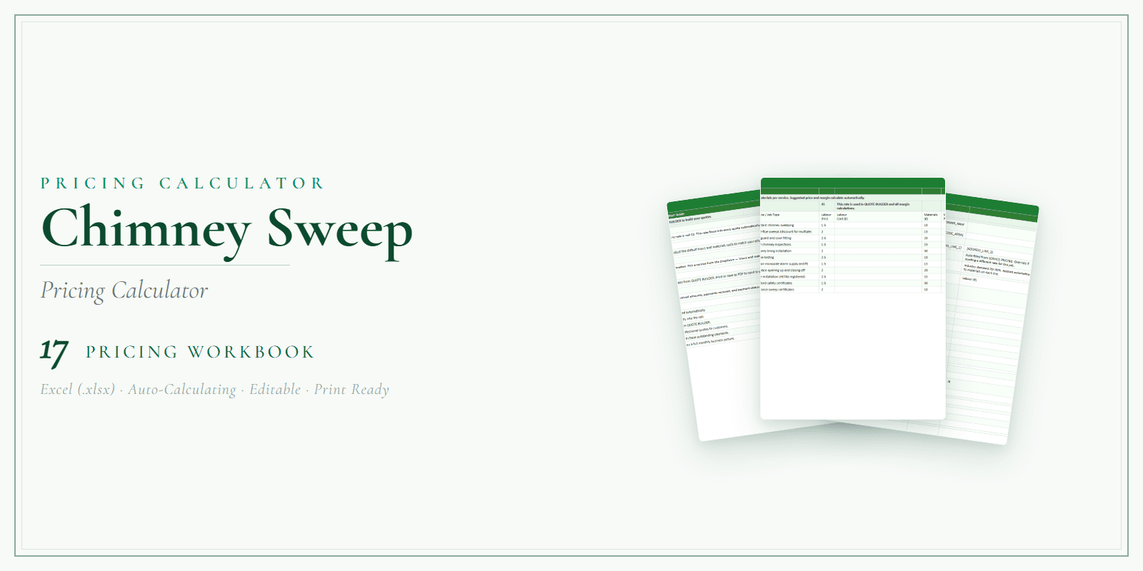 Pricing Calculator — Premium — Product overview