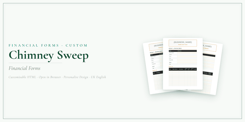 Financial Forms Bundle — Custom