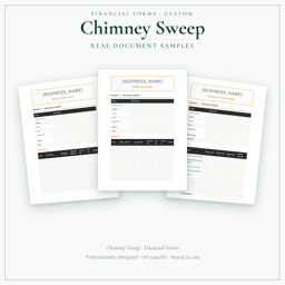 Financial Forms Bundle — Custom — Sample document pages