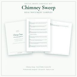 Social Media Content Kit — Sample document pages